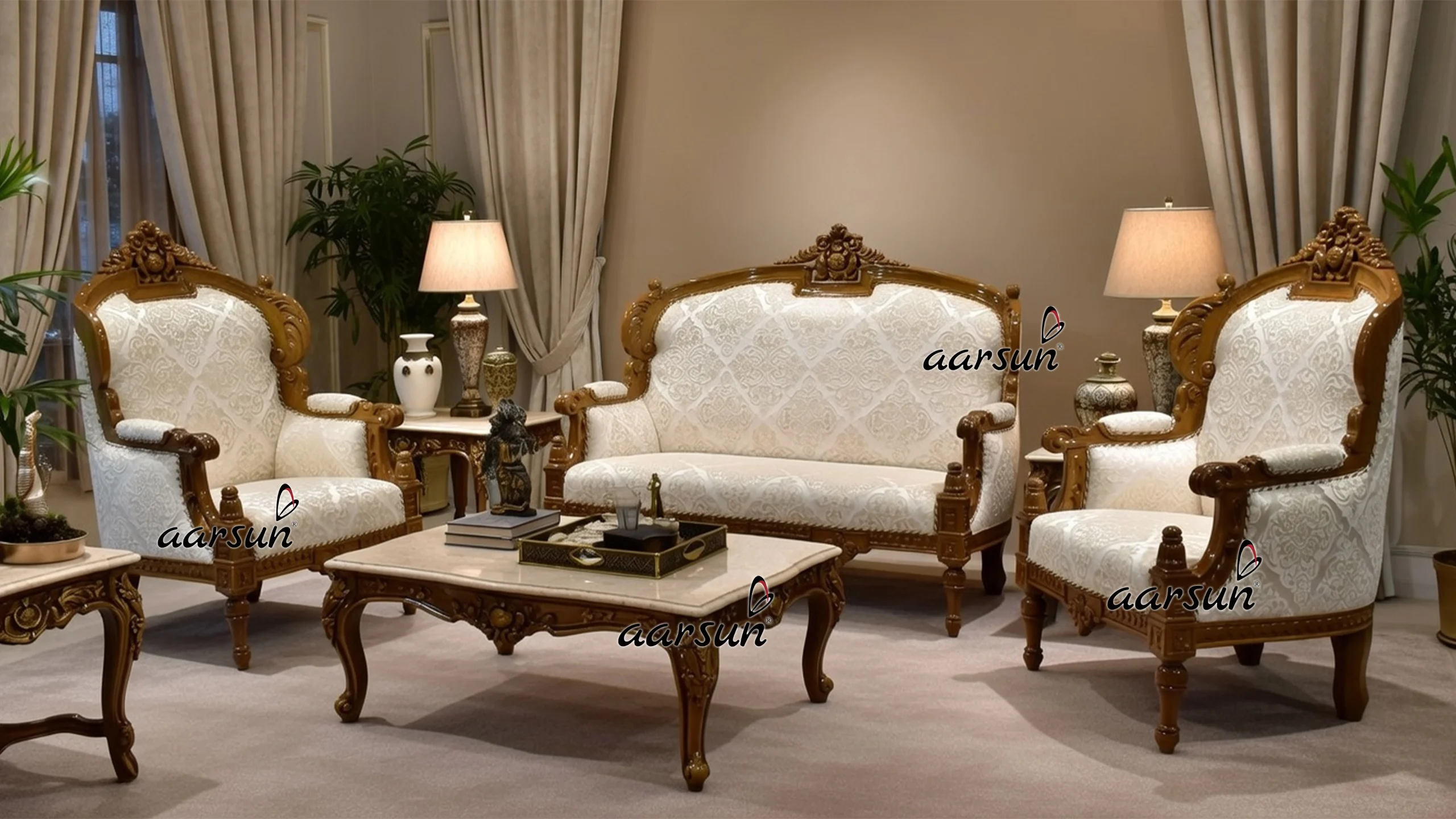 European Concept 4 Seater Sofa Set YT-363