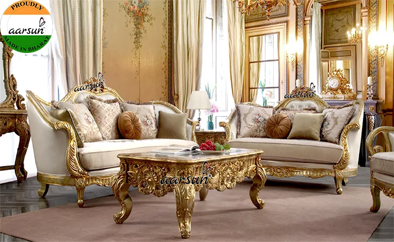 European Style Luxury Sofa Set view 4