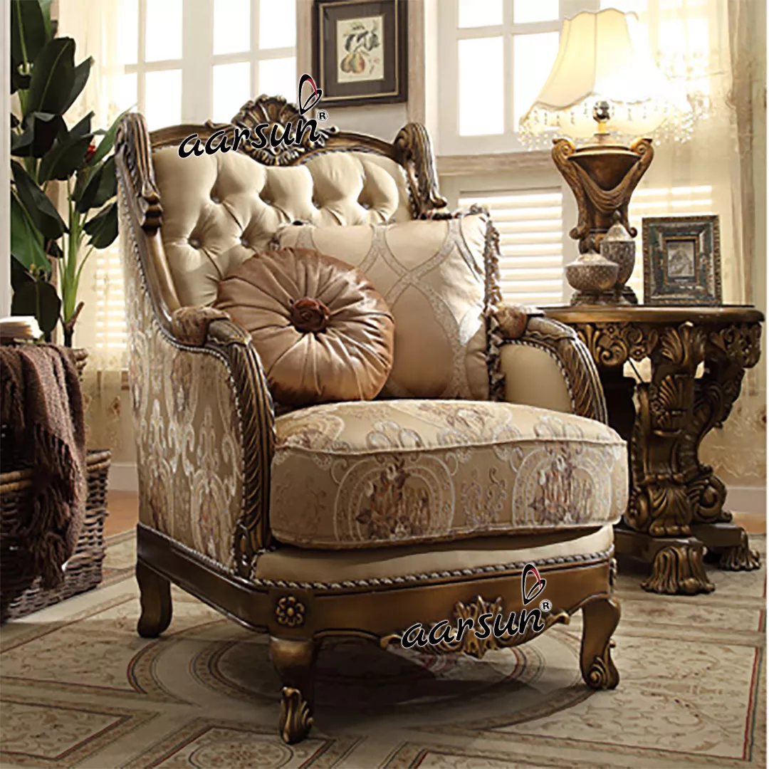 Exclusive European Luxury Sofa Set LUXURY-0019 view 4
