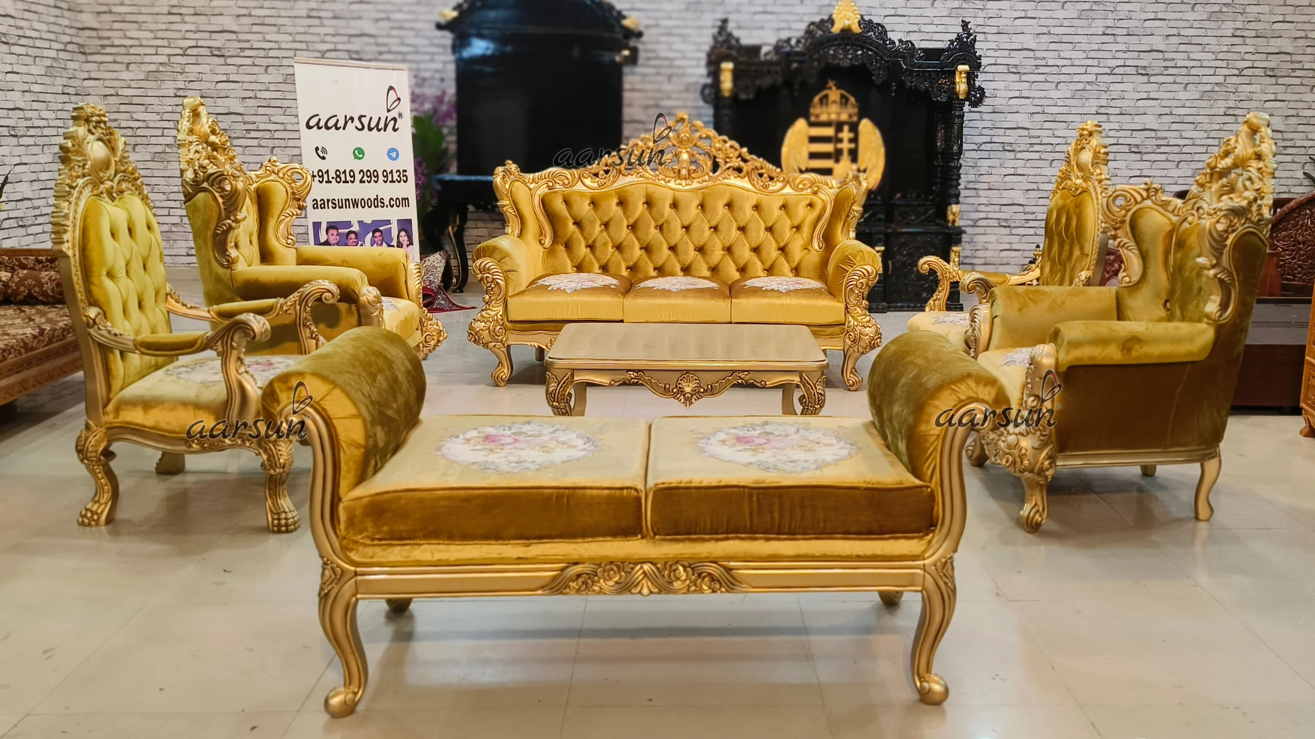 Exclusive Sofa Set Design for Royal Homes view 4