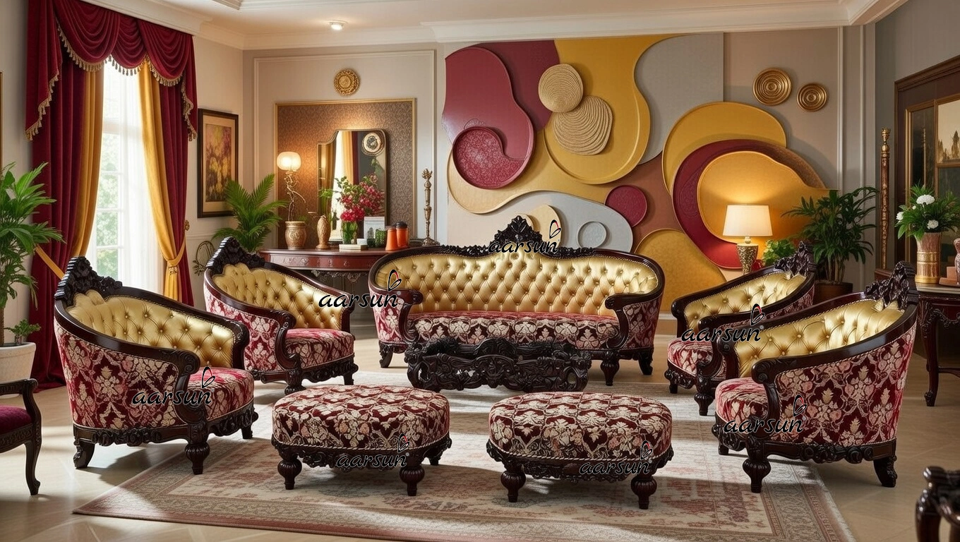 Exemplary State-of-the-Art Living Room Set Curved Couch Set YT-542