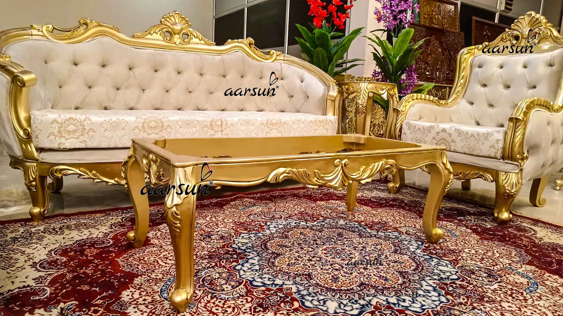Finest Sofa Set for Luxury Homes LUXSF-0021 view 5