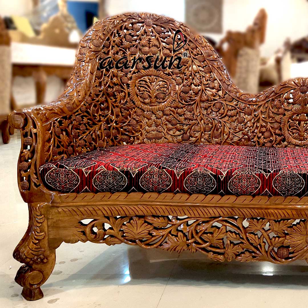 Fully Carved Classic Sofa Design YT-225 view 3