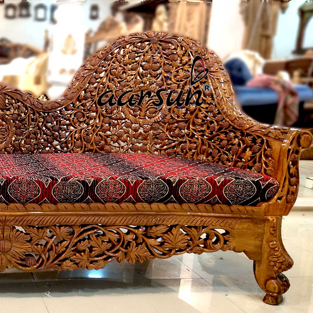 Fully Carved Classic Sofa Design YT-225 view 4