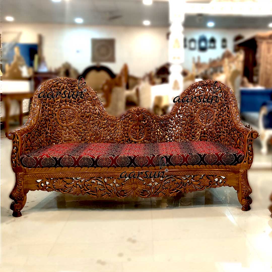 Fully Carved Classic Sofa Design YT-225 view 5