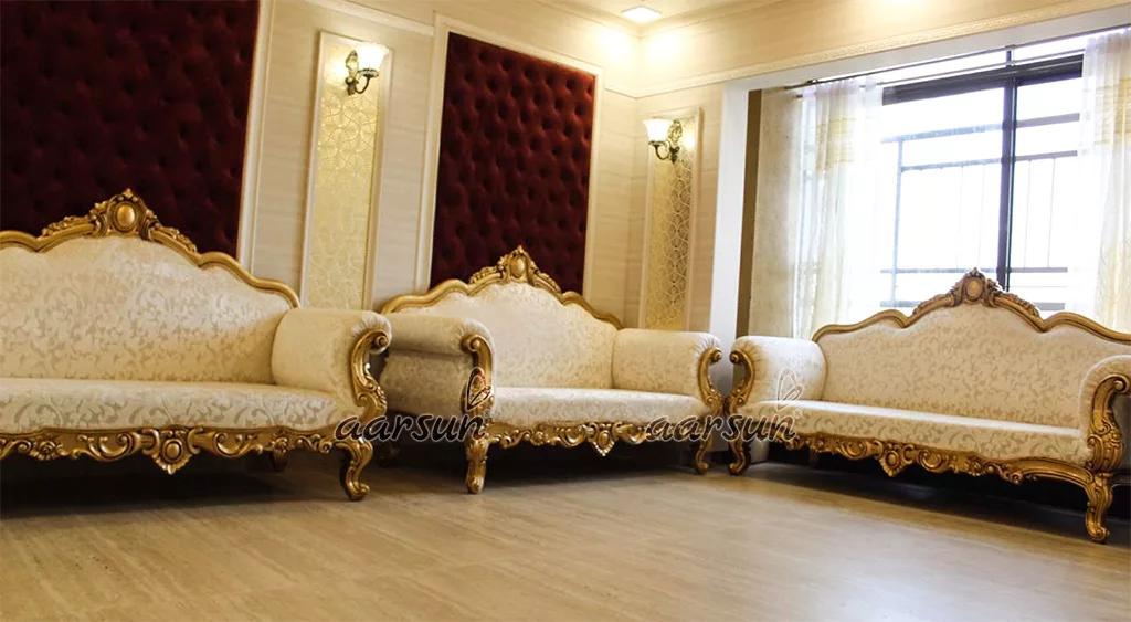 Fully Carved Couch Royal Sofa Set YT-146 view 3