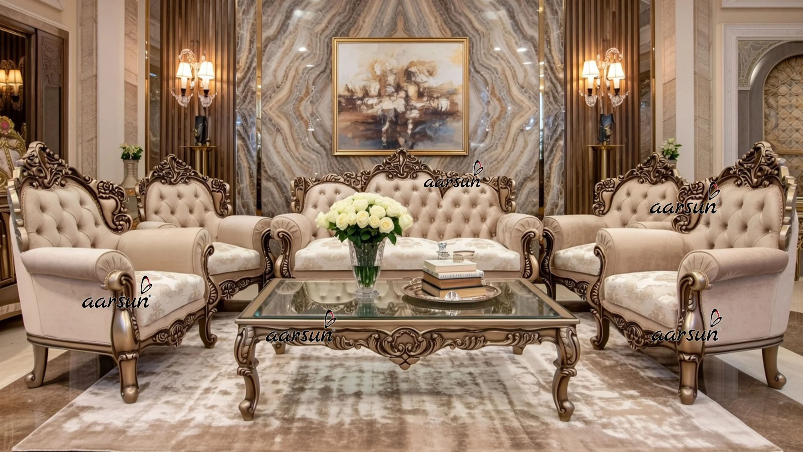 Gold Rush Sofa Set YT-692