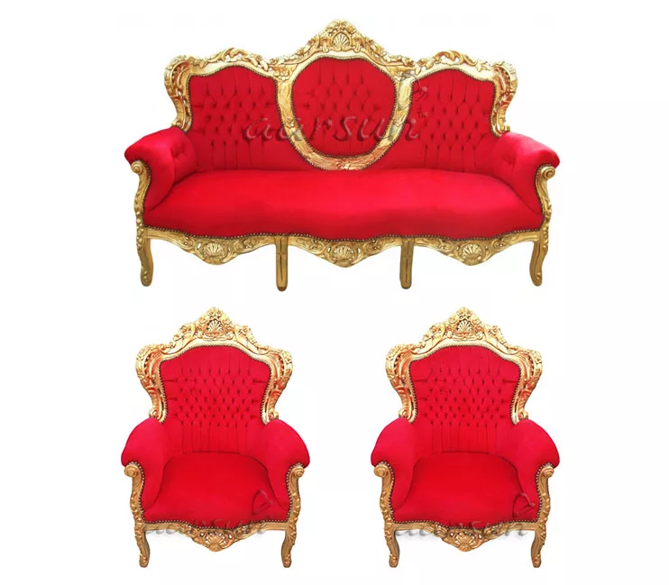 Goldie Wooden Sofa Set -SF-0068