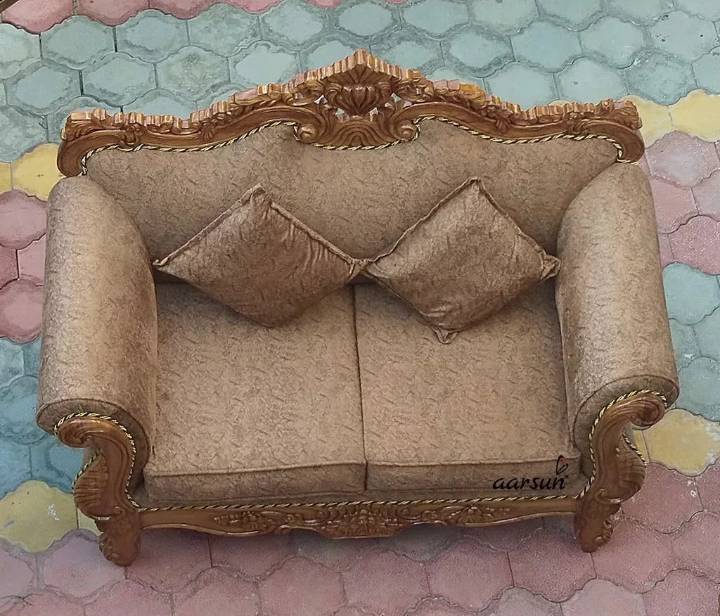 Hand Carved Wooden Sofa Set YT-82 view 4