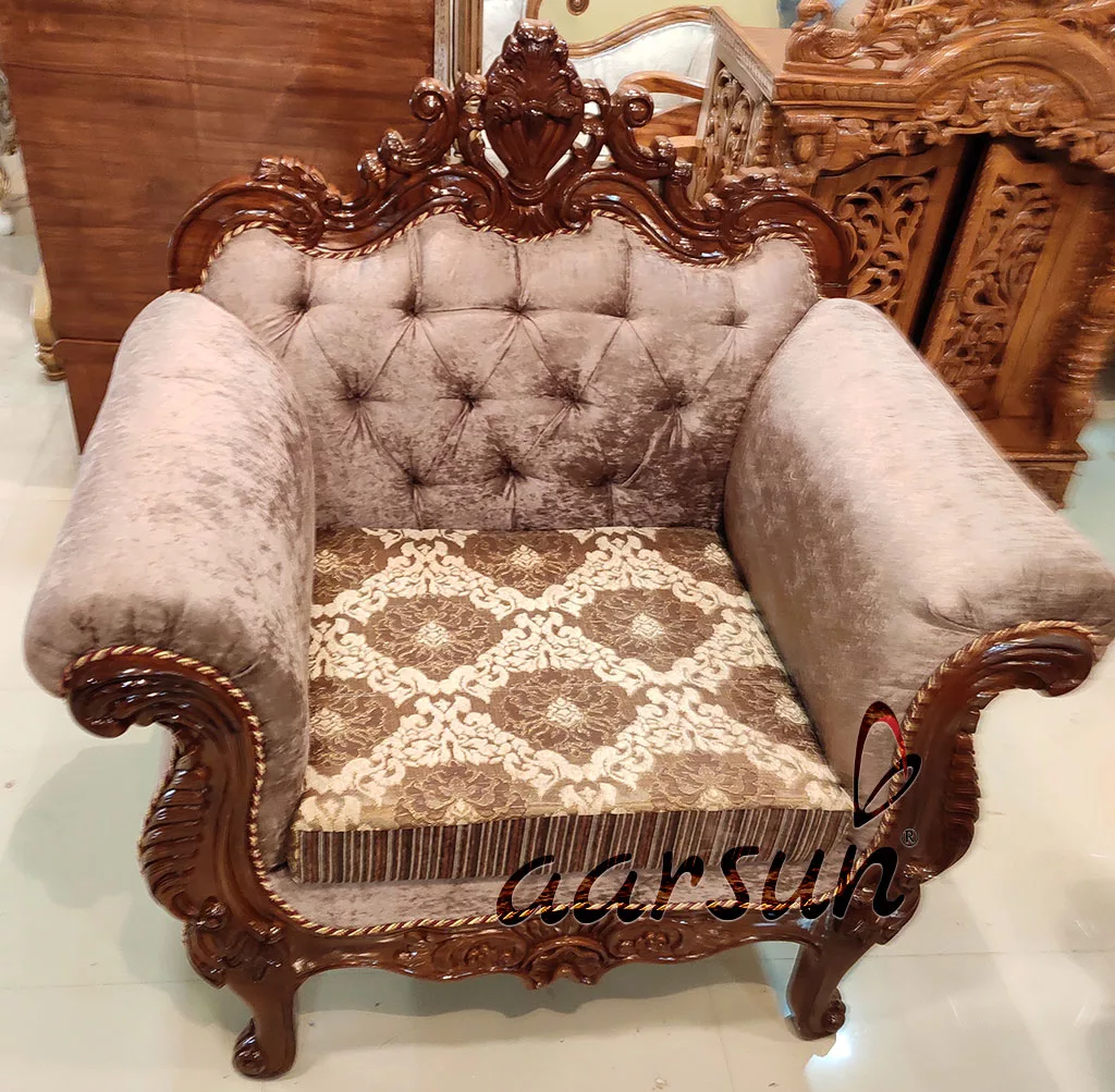 Hand-Carved Wooden Sofa for Home YT-183 view 5