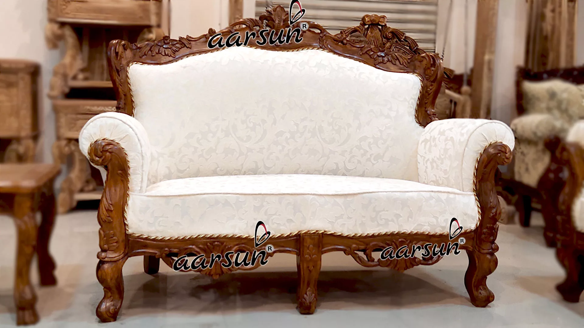 Handcrafted 7 Seater Sofa -Matte Finish YT-268 view 4