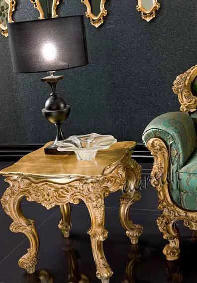 Handcrafted Antique Wood Sofa Set SF-0058 view 4