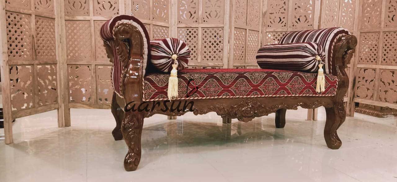 Handcrafted Bed Bench / Home Settee SETT-0042 view 3