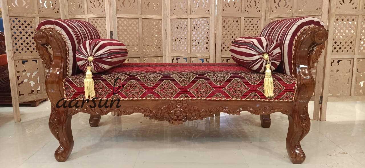 Handcrafted Bed Bench / Home Settee SETT-0042 view 4