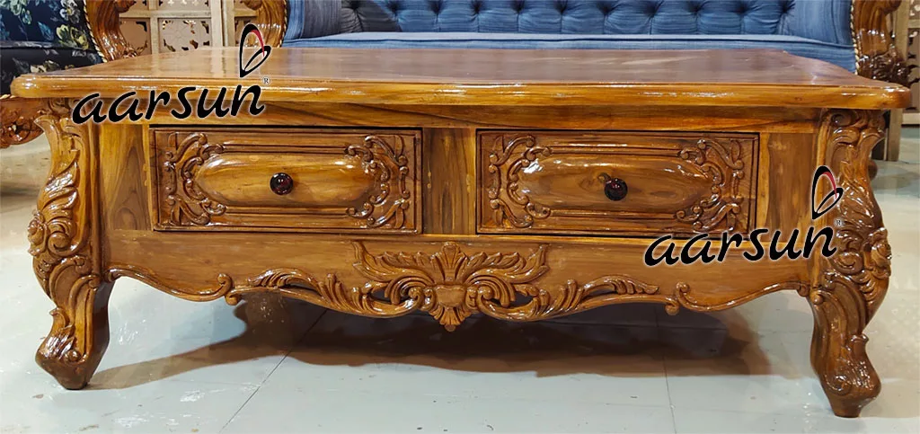 Handcrafted Multi fabric Sofa Set in Natural Finish YT-355 view 8