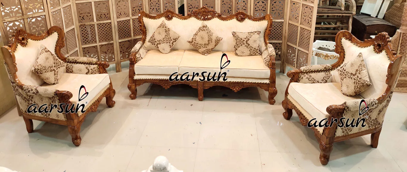 Home Sofa Set Teak Wood YT-157 view 6