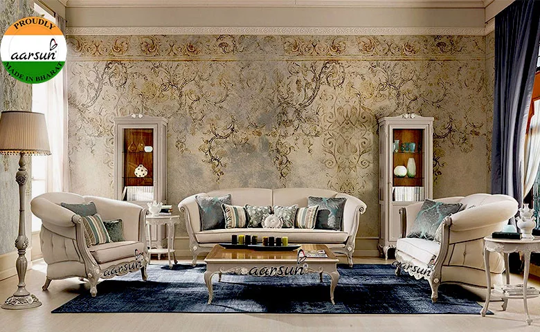 Living Room Classic Sofa Set LUXSF-0013
