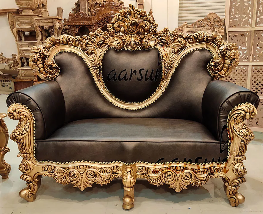Luxurious Brown Leatherette Sofa Set YT-175 view 7