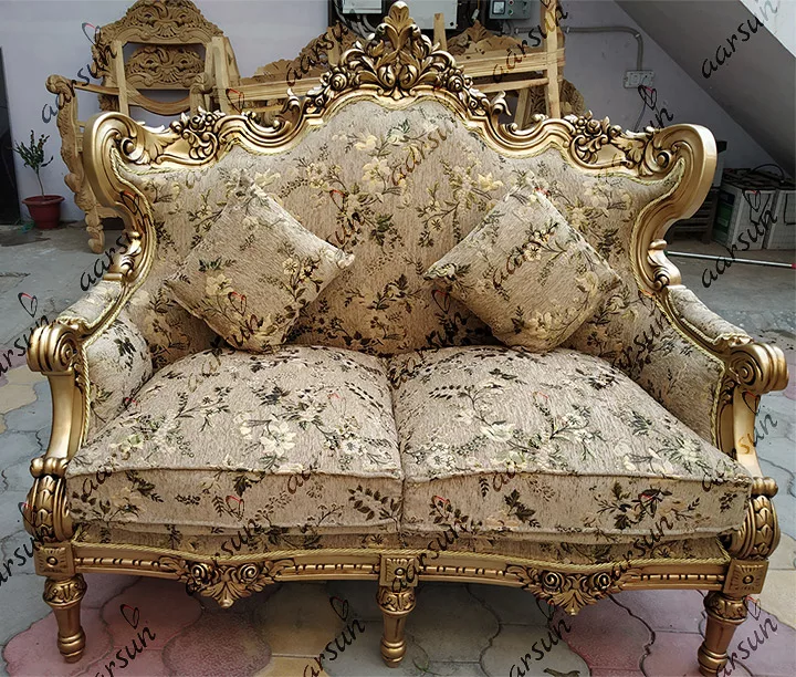 Luxurious Wooden Sofa Set for Living Room YT-96 view 6