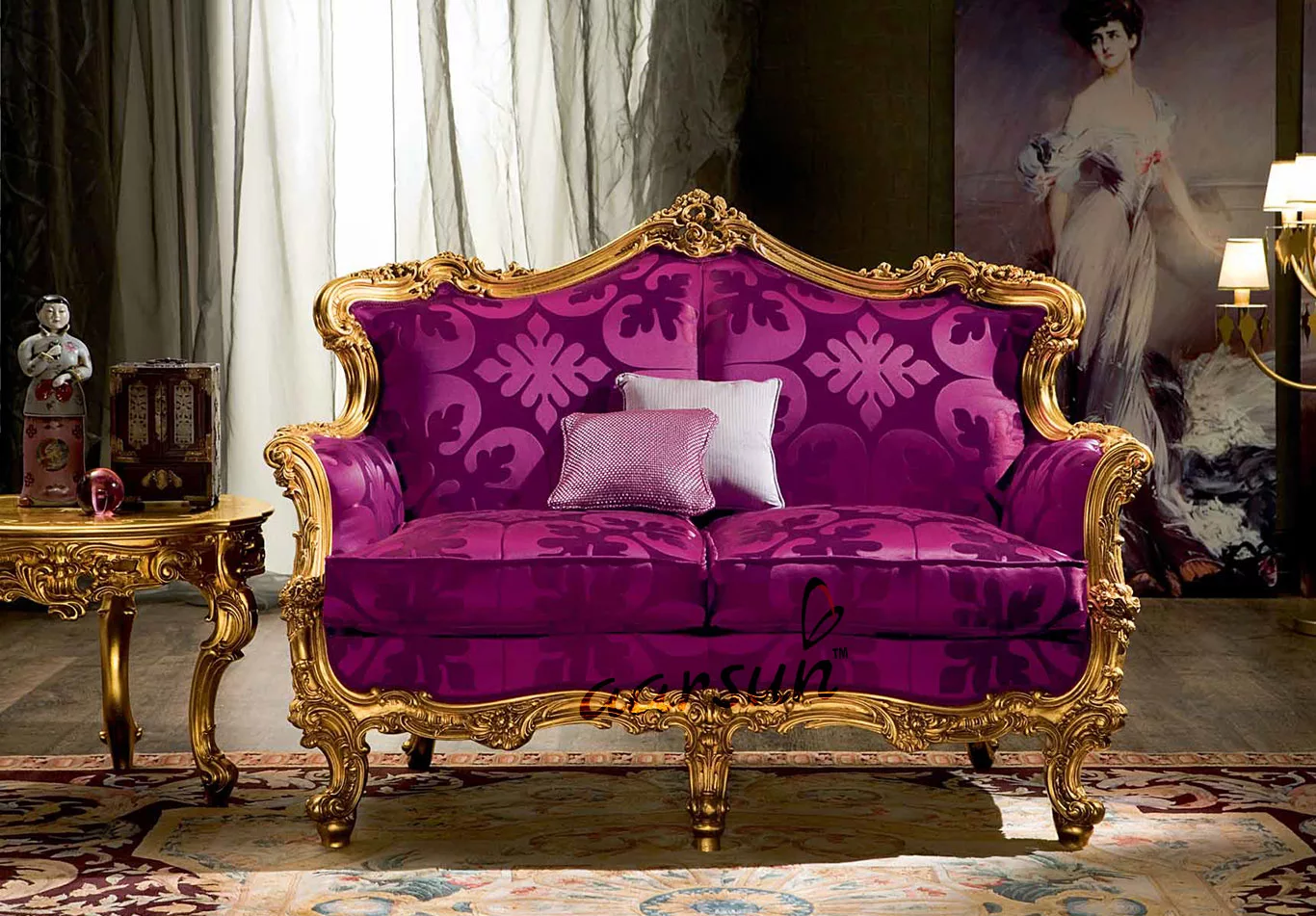 Luxury 2 Seater Sofa for Home SF-0007