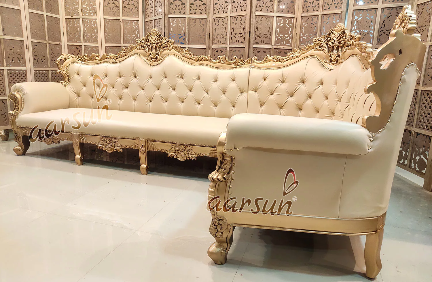 Luxury L Shape Sectional Sofa Set view 4
