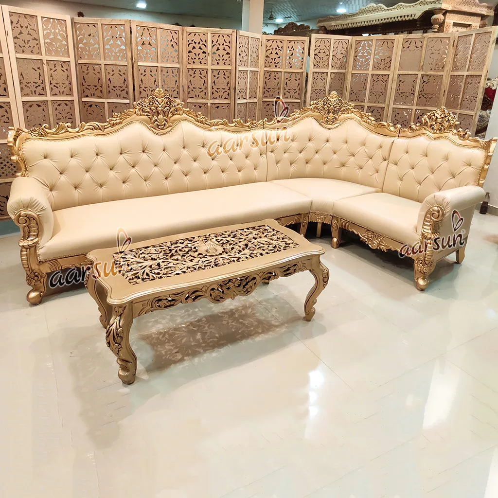 Luxury L Shape Sectional Sofa Set view 6