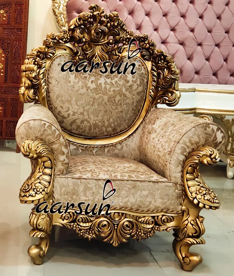 Luxury Sofa Set in Gold Finish YT-292(A) view 5