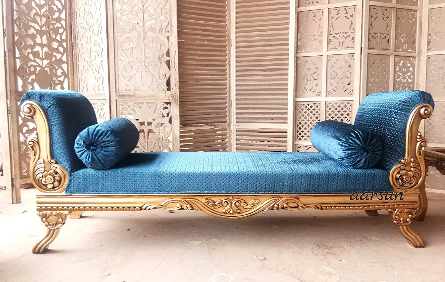 Luxury Teak Sofa Set Living Room Furniture YT-63 view 4