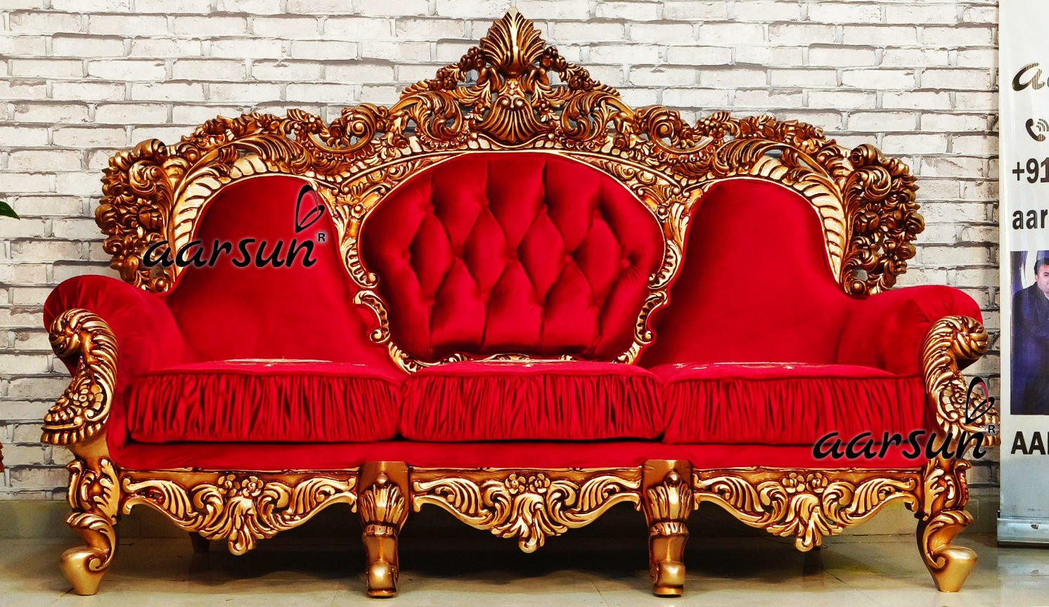 Maharaja Deluxe Sofa Set view 4