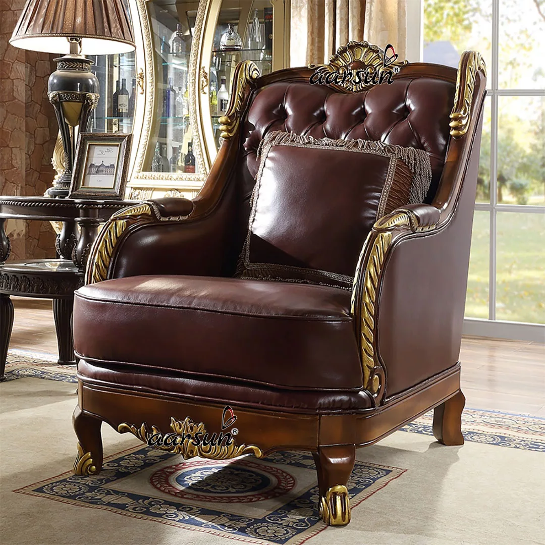 Maharaja Luxury Hand Carved Sofa Set LUXSF-005 view 3