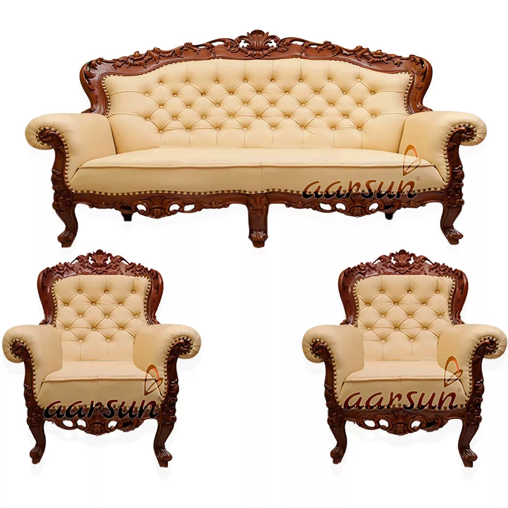 Meerthi Wooden Sofa Set SF-0063