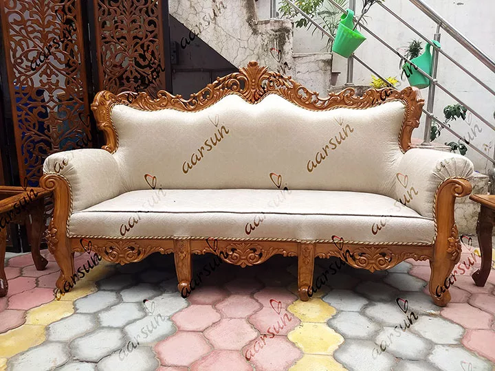 Natural Polish Sofa Set for Living Room YT-132 view 4