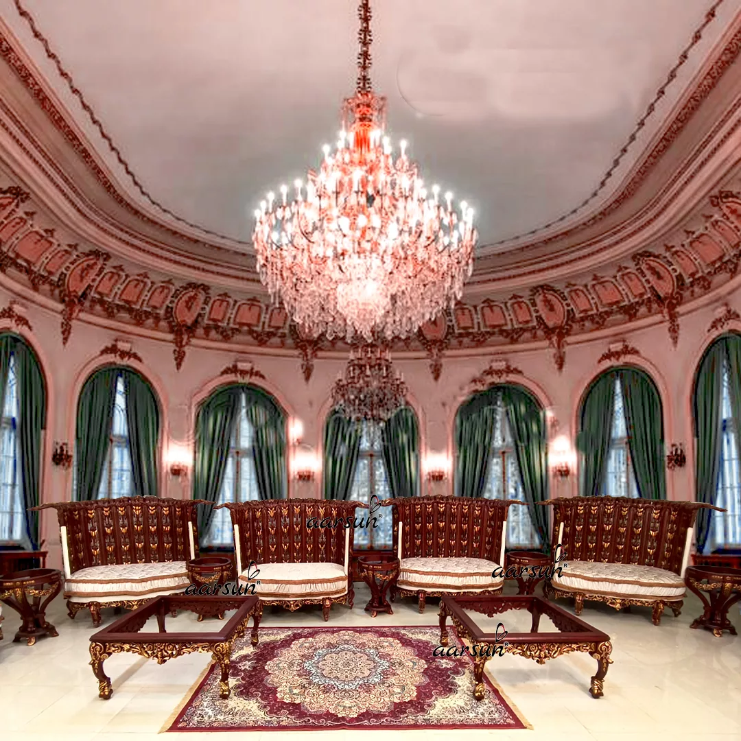 Peacock Throne Design Living Room Set view 4