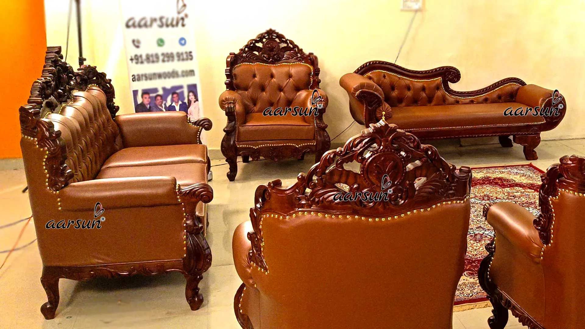 Premium Leatherette Sofa Set YT-741 view 3