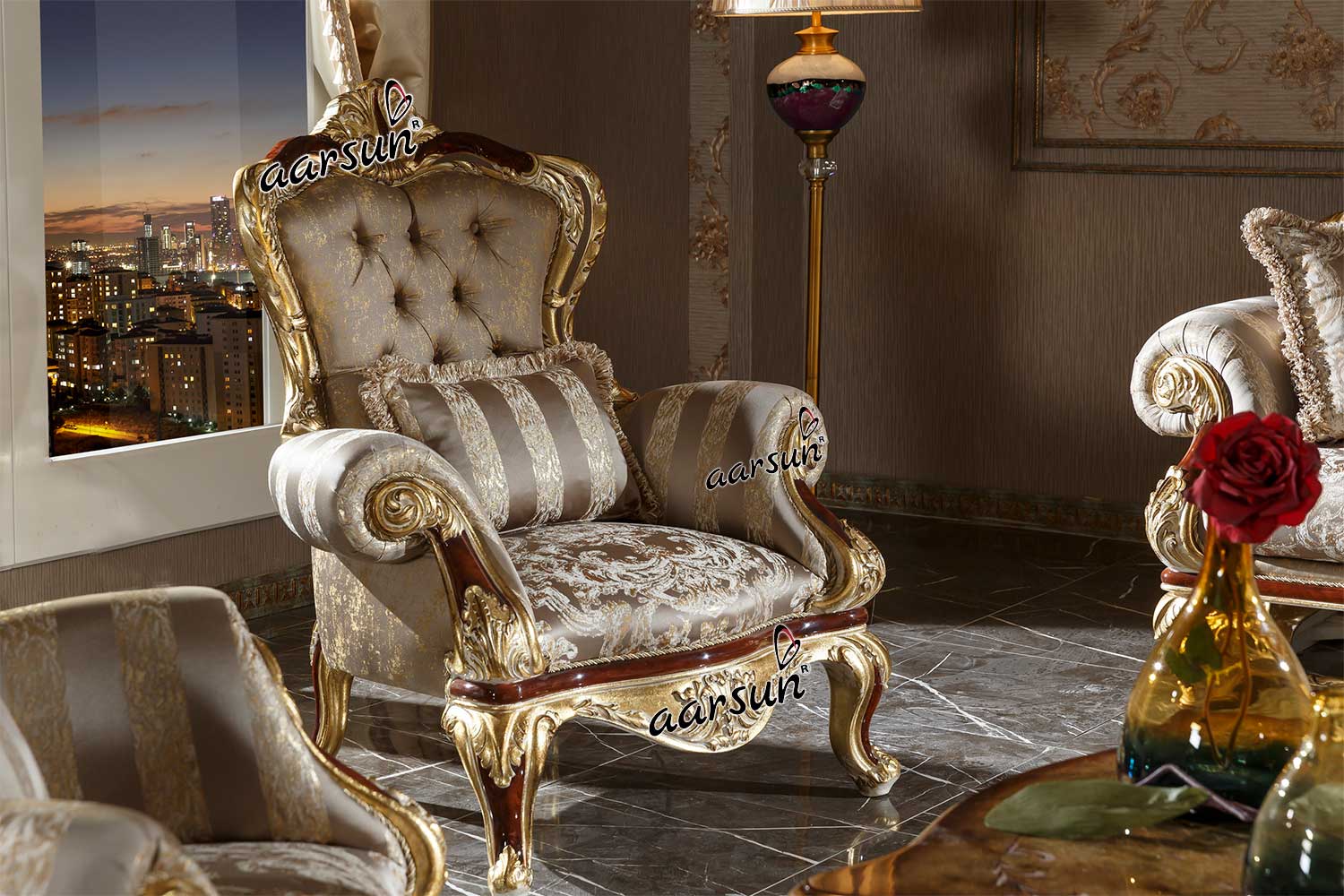 Premium Sofa Set Design SF-0030C view 4