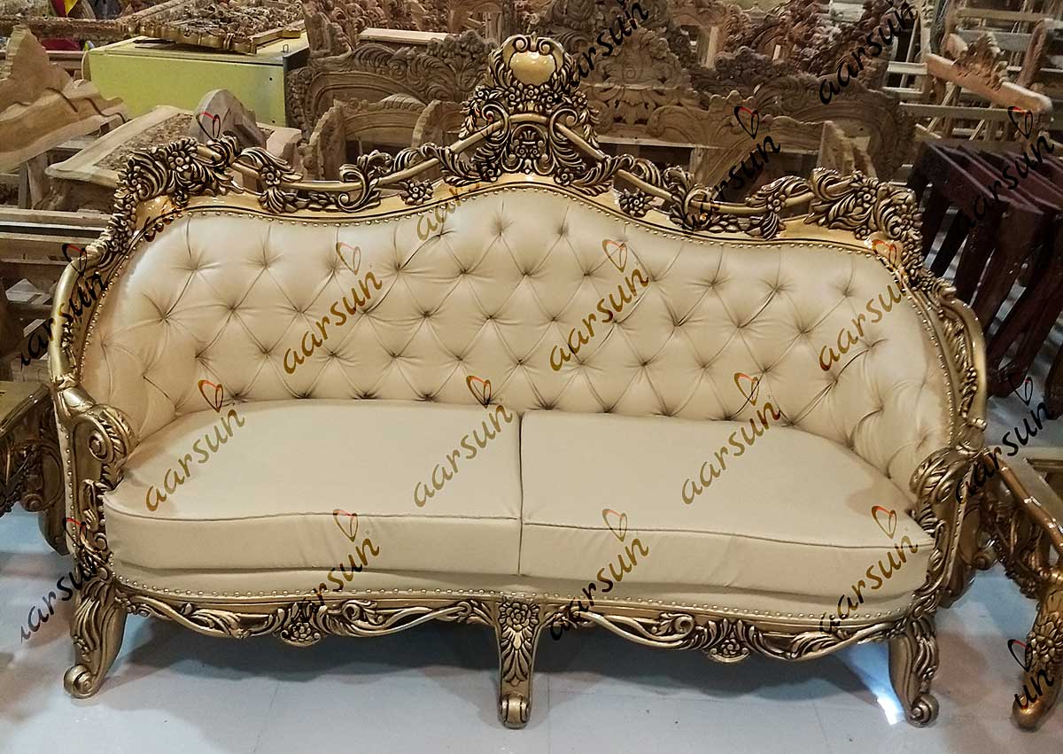 Royal Carved Wooden Sofa Set YT-123 view 6