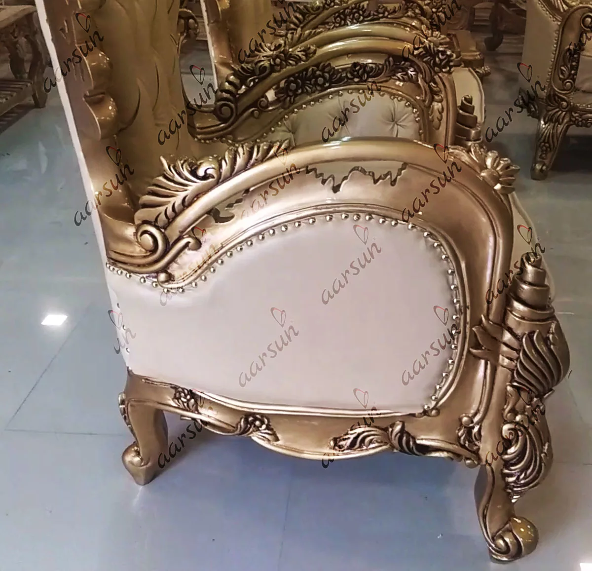 Royal Carved Wooden Sofa Set YT-123 view 7