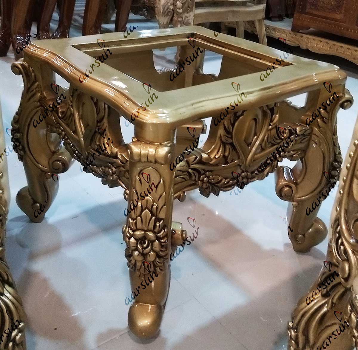 Royal Carved Wooden Sofa Set YT-123 view 8