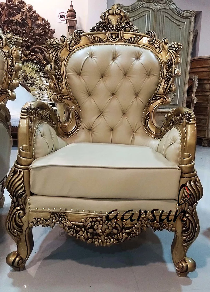 Royal Carved Wooden Sofa Set YT-123 view 9