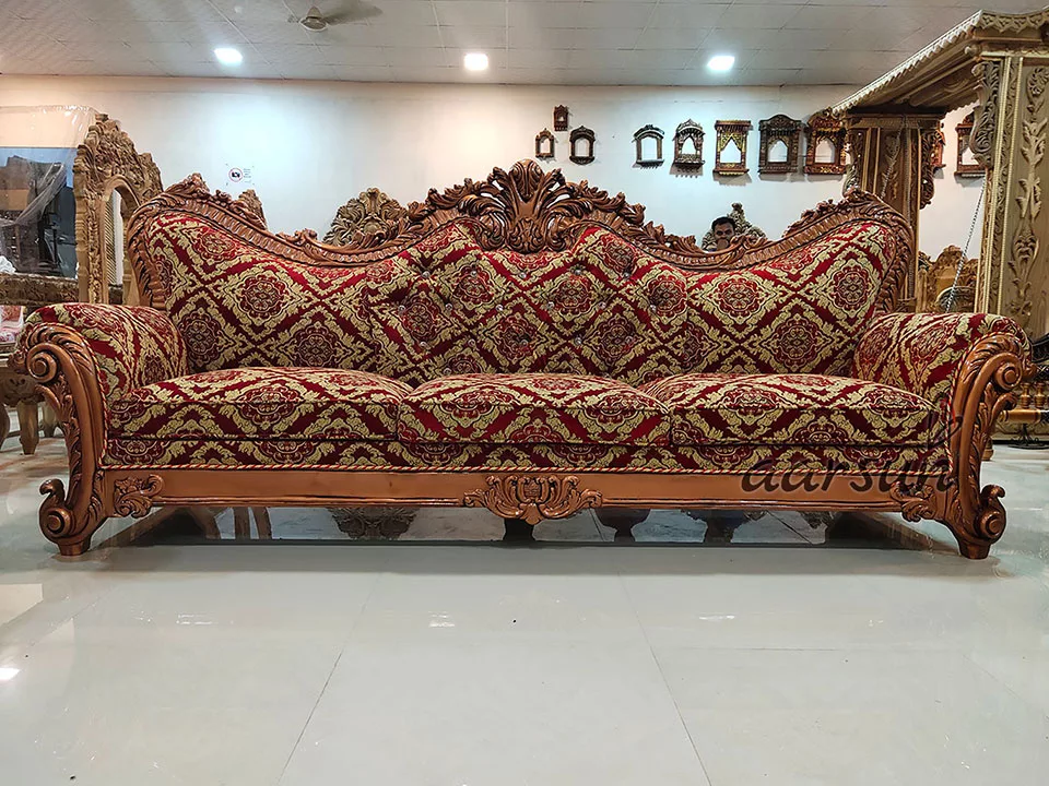 Royal Copper Finish Sofa Set for Living Room YT-107 view 4