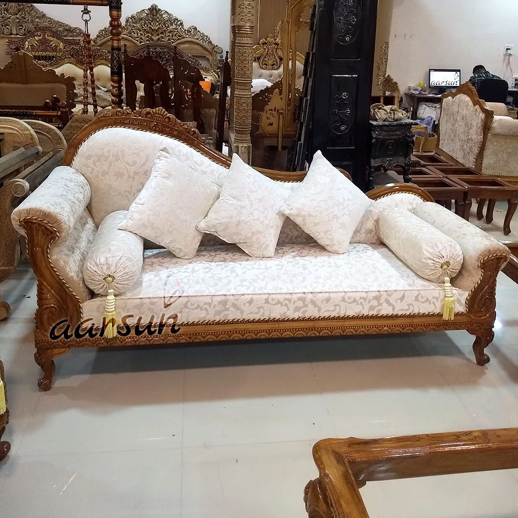 Royal Design Wooden Sofa Set view 5