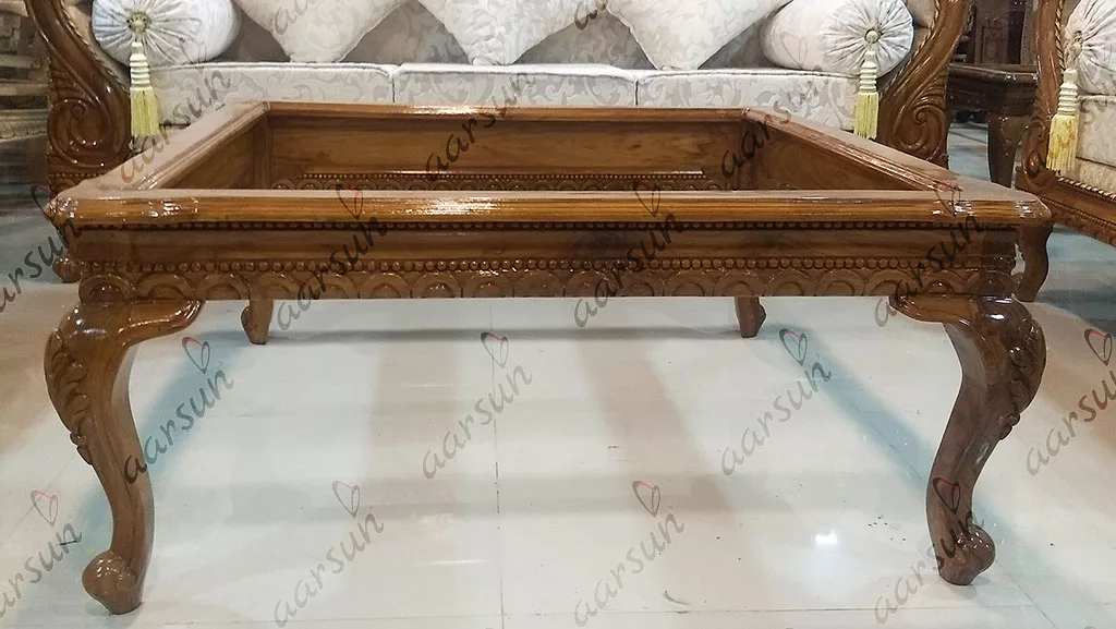 Royal Design Wooden Sofa Set view 7