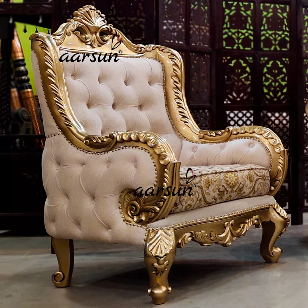 Royal Living Room Sofa Set in Classic Gold YT-533 view 6