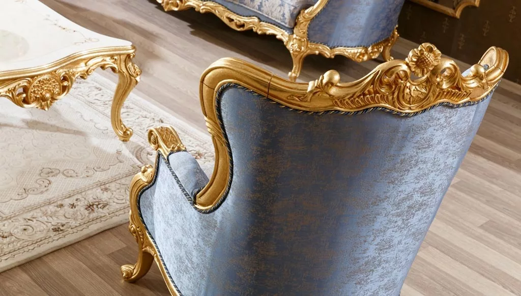 Royal Sofa Set Design Teak Wood SF-0031 view 6