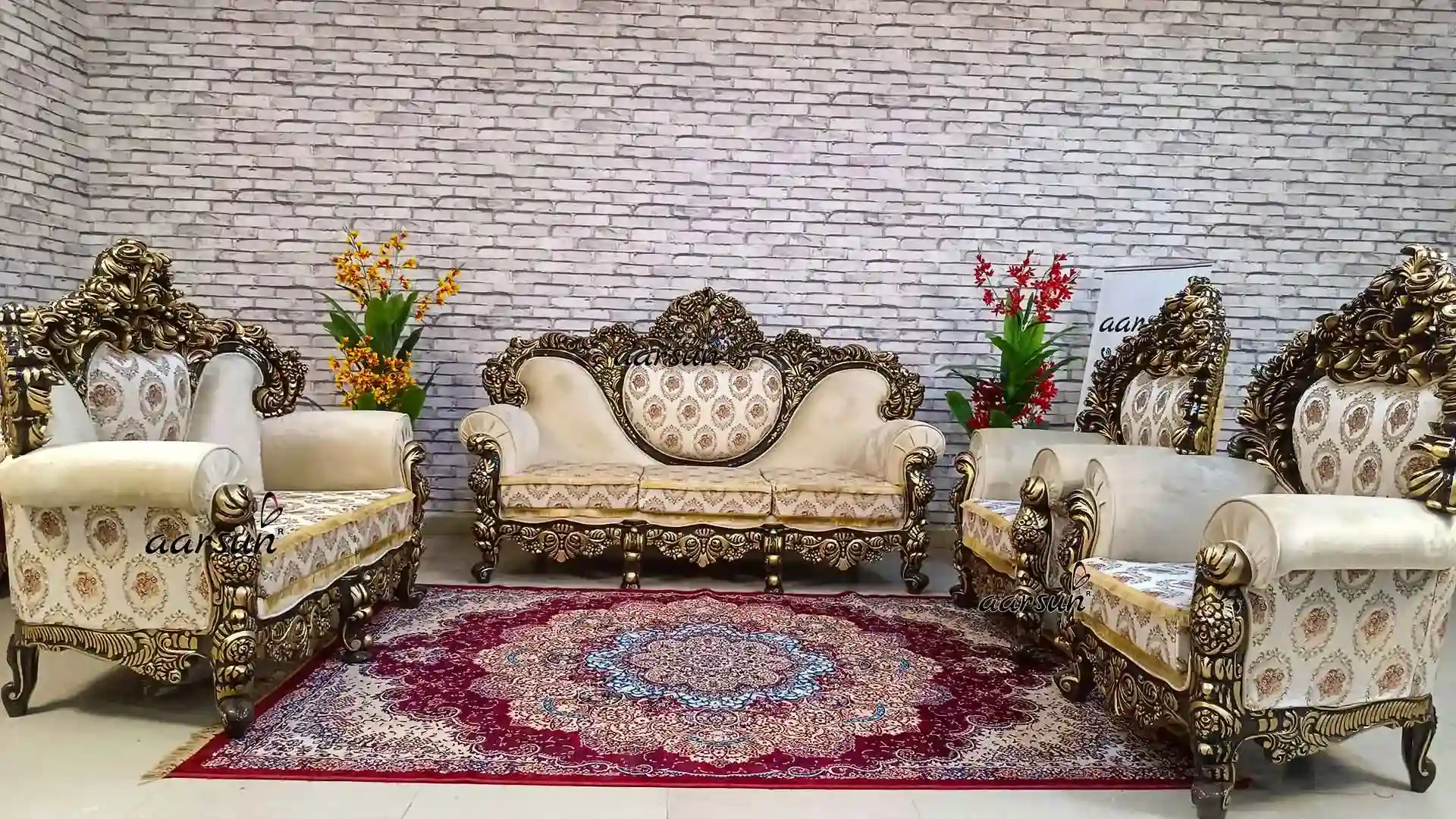 Royal Sofa Set Design for Stylish Homes view 6
