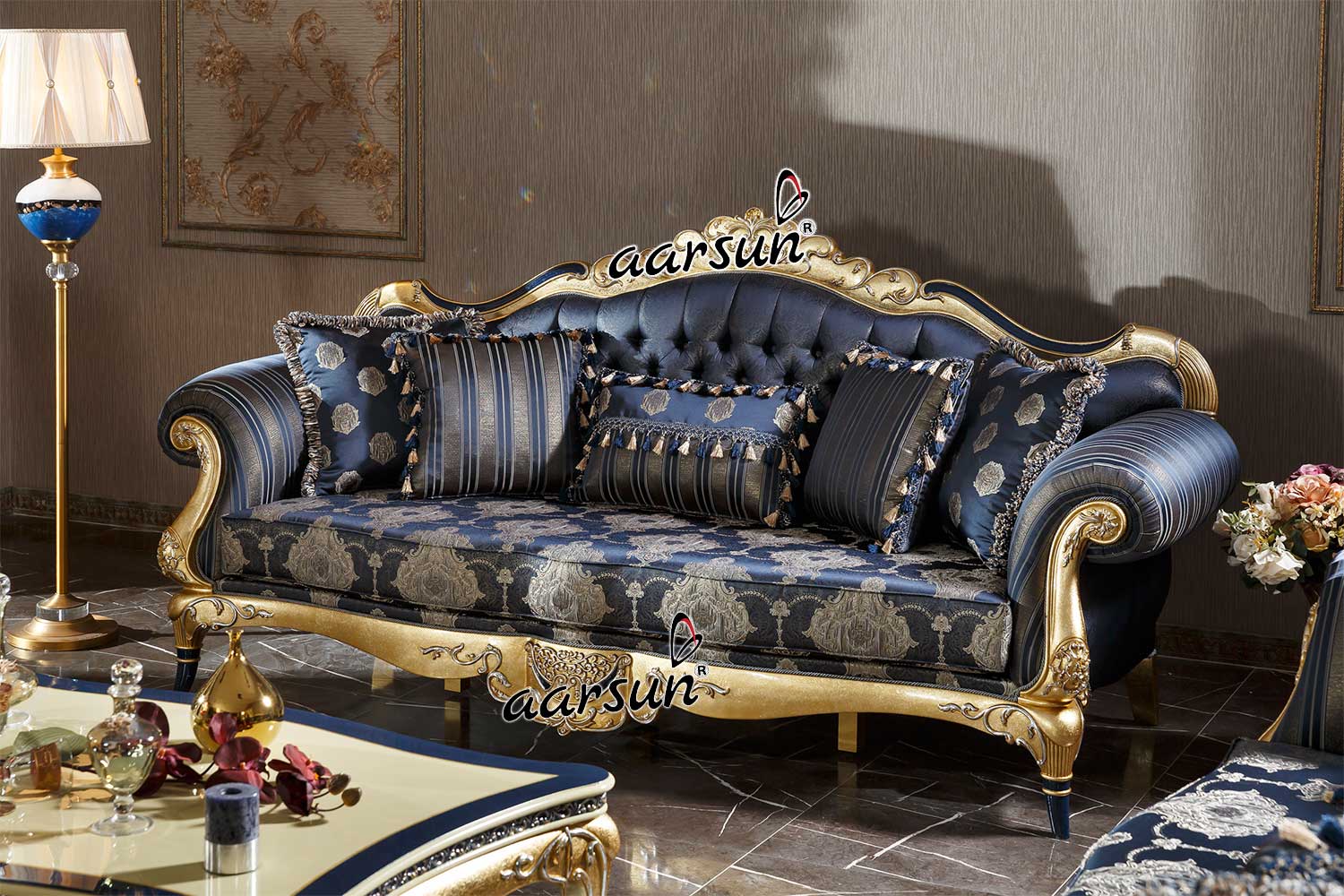 Royal Sofa Set Wood Design SF-0031C view 3