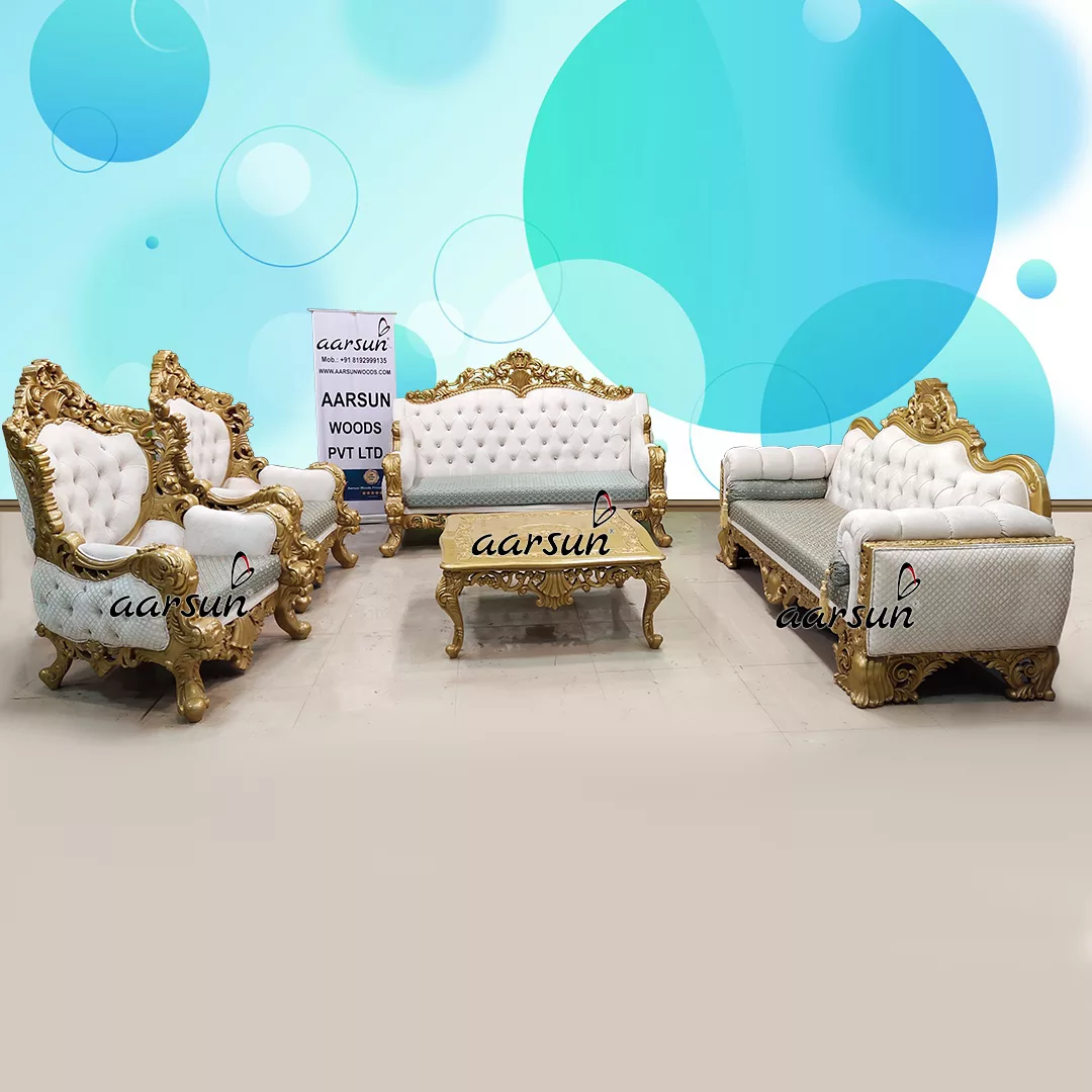Royal Sofa Set in Gold YT-572 view 3