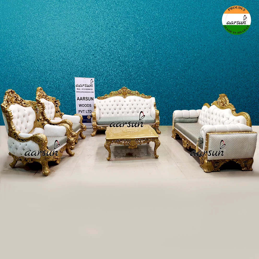 Royal Sofa Set in Gold YT-572 view 5