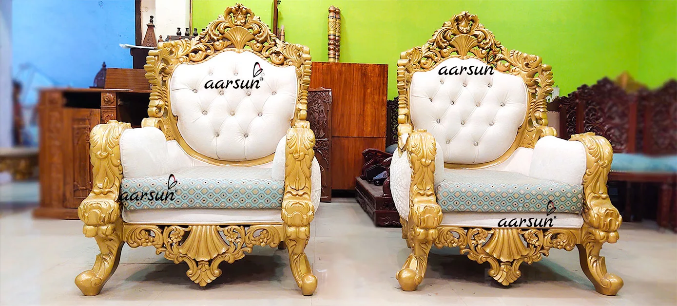 Royal Sofa Set in Gold YT-572 view 7