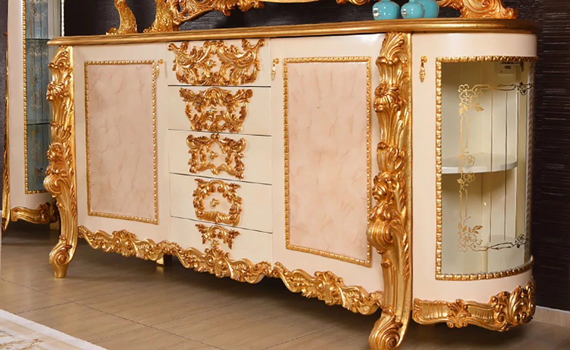 Royal Wooden Furniture Living and Dining Area SF-0059 view 3